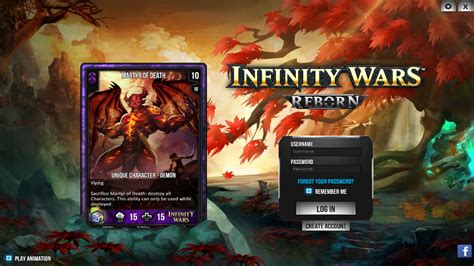 infinity war video game|infinity wars card game.